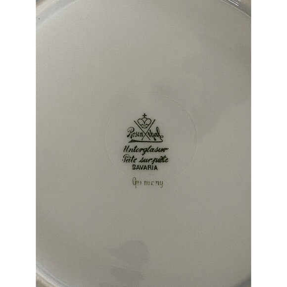 ROSENTHAL BAVARIA Salad Plate Blue Cherries 7 11/16" - Picture 5 of 6